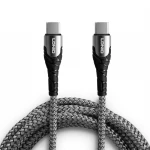Kabel do szybkiego ładowania USB-C / USB-C 1m 65W szary LC101