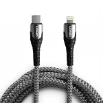 Kabel do szybkiego ładowania USB-C / Lightning 30W 2m szary LC112