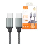 Schnellladekabel USB-C auf USB-C 65W LDNIO LC442_2m