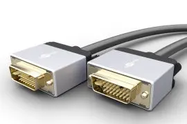 Kabel DVI-D (24+1 pin) - DVI-D (24+1 pin) Dual Link Goobay Plus 1,5m