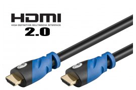 Kabel HDMI 2.0 Goobay Premium 4K 60Hz 1m