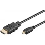 Kabel HDMI - micro HDMI 2.0 4K@60Hz Goobay czarny 0,5m