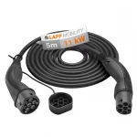 Kabel HELIX EV PHEV do ładowania samochodu Type 2 LAPP 11kW 20A czarny 5m