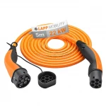 Kabel HELIX EV PHEV do ładowania samochodu Type 2 LAPP 22kW 32A orange 5m