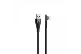 Kabel kątowy 90 stopni do szybkiego ładowania USB-A / micro-USB 1m 2,4A LS581M