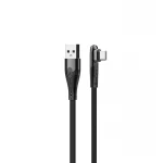 Kabel kątowy 90 stopni do szybkiego ładowania USB-A / USB-C 1m 2,4A LS581C