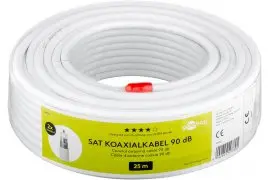 Kabel Koncentryczny RG6 Goobay 2xEKRAN 90dB CCS 25m