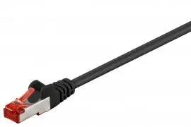 Kabel LAN Patch cord CAT 6 S/FTP LSZH CZARNY 30m