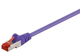Kabel LAN Patch cord CAT 6 S/FTP LSZH fioletowy 3m