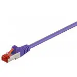 Kabel LAN Patch cord CAT 6 S/FTP LSZH fioletowy 1,5m