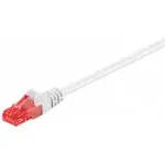 Kabel LAN Patch cord CAT 6 U/UTP biały 2m