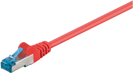 Kabel LAN Patch Cord CAT 6A S/FTP czerwony 3m