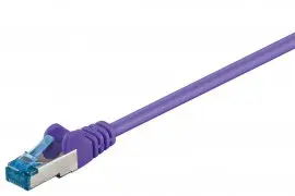 Kabel LAN Patchcord CAT 6A S/FTP fioletowy 15m