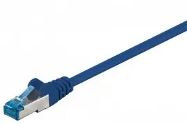 Kabel LAN Patch Cord CAT 6A S/FTP niebieski 0,25m