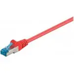 Kabel LAN Patchcord CAT 6A S/FTP czerwony 5m