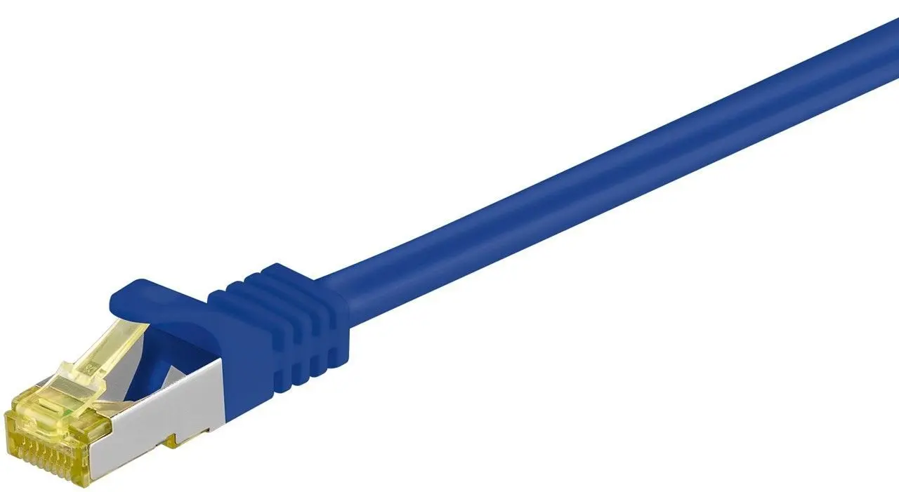 Kabel LAN Patchcord CAT 7 S/FTP NIEBIESKI 15m