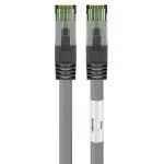Kabel LAN Patch cord CAT 8.1 S/FTP Klasa I SZARY 15m