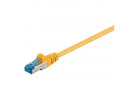 Kabel LAN Patchcord CAT 6A S/FTP żółty 0,5m