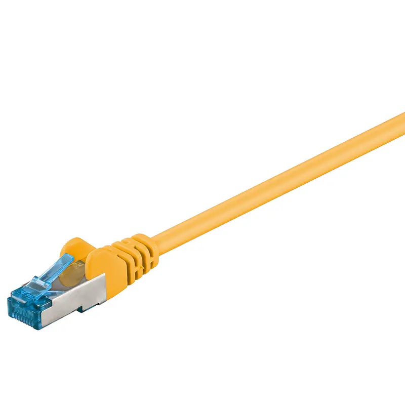 Kabel LAN Patchcord CAT 6A S/FTP żółty 7,5m