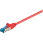 Kabel LAN Patchcord CAT 6A S/FTP czerwony 7,5m