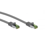 Kabel LAN Patchcord CAT 8.1 S/FTP cert. GHMT MIEDŹ szary 3m