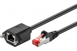 Kabel LAN przedłużacz CAT 6 F/UTP czarny 2m