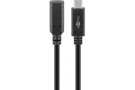 Kabel przedłużacz USB-C 3.2 Gen2 10 Gb/s 60W 20A Goobay 1m 