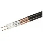 Kabel RG6 Revez CT63 Twin pełna miedź czarny 20m