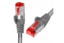 Kabel RJ45 CAT 6 S/FTP AWG27 LSZH szary 2m