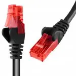 Kabel RJ45 CAT 6 U/UTP AWG24 czarny 15m