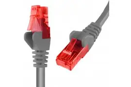 Kabel RJ45 CAT 6 U/UTP AWG24 szary 3m