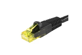 Cable RJ45 CAT 6 U/UTP AWG24 black PE 20m