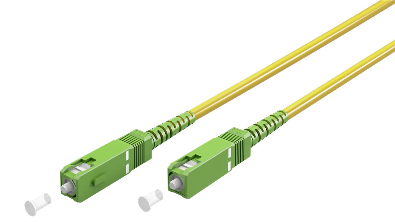 Kabel światłowodowy FOC simplex OS2 SC-APC - SC-APC Goobay 5m