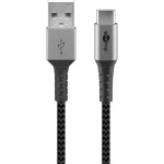 Kabel USB 2.0 - USB typu C USB-C OPLOT TEKSTYLNY Goobay 1m