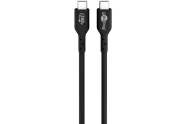 Kabel USB-C 2.0 480 Mb/s 5A 48V 240W Goobay czarny 1m