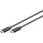 Kabel USB-C 3.1 5 Gbit/s Czarny 2m Goobay