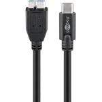 Kabel USB-C - USB 3.0 micro-B DO DYSKÓW PRZENOŚNYCH 0,6m Goobay