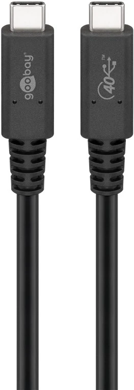 Kabel USB-C USB4 3.2 Gen 3x2 100W 20A 5V Goobay 1m