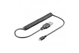 Kabel USB - Micro USB spiralny 40-100cm GOOBAY 