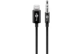 Kabel wtyk Jack 3,5mm - wtyk Apple Lightning 8-pin Goobay 1m