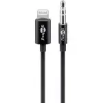 Kabel wtyk Jack 3,5mm - wtyk Apple Lightning 8-pin Goobay 1m