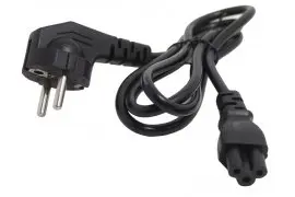 Kabel zasilający koniczynka 230V / 3pin C13 / C5 - 100cm