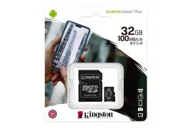 Karta pamięci KINGSTON Canvas microSD SDHC 32GB + adapter SD