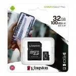 Karta pamięci KINGSTON Canvas microSD SDHC 32GB + adapter SD