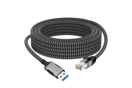 USB-Gigabit-Netzwerkkarte, Ethernet-Adapterkabel USB-A 3.0 auf RJ45 Spacetronik, 5m