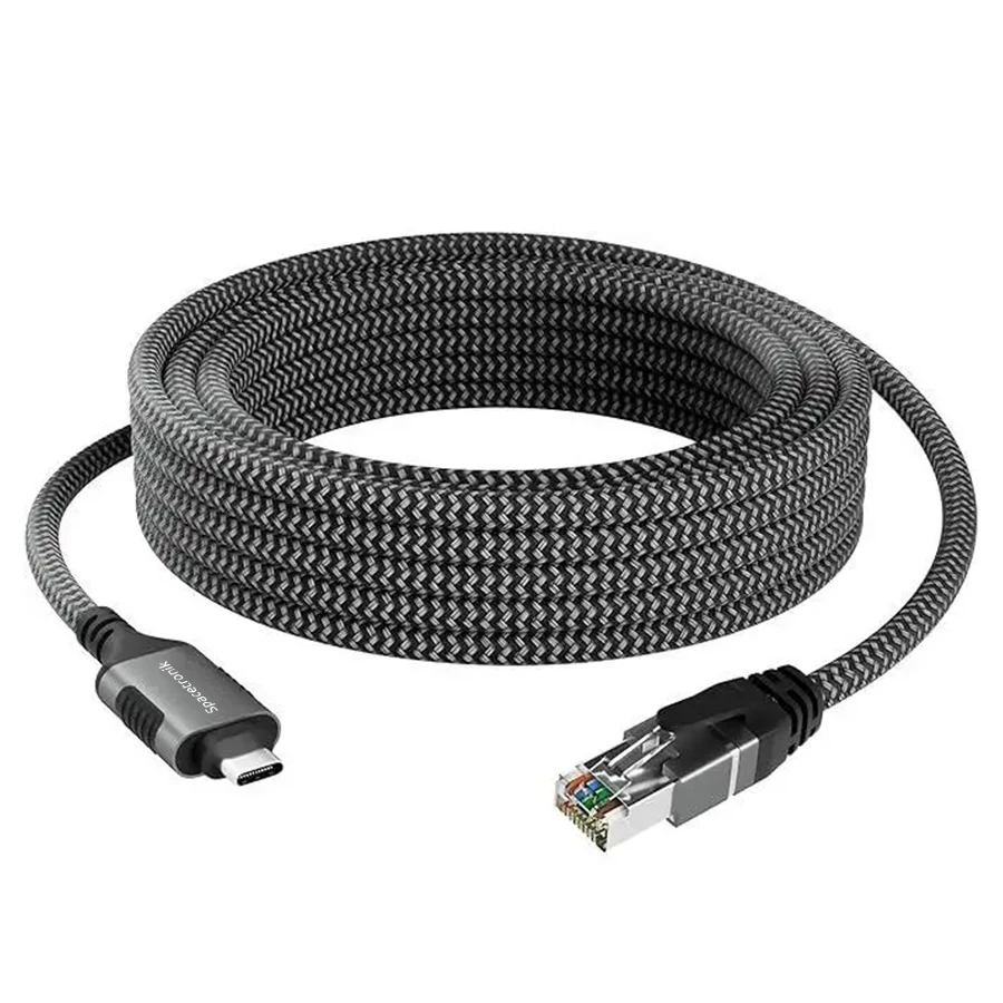 USB-Gigabit-Netzwerkkarte, Ethernet-Adapterkabel USB-C auf RJ45 Spacetronik, 5m