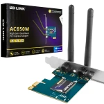 Karta sieciowa wewnętrzna do komputera PCI-E Adapter 650 Mbps Dual Band odbiornik WiFi LB-Link BL-P650H