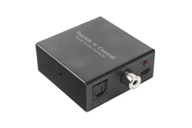 Audio Koaxial zu Toslink SPDiF HDC09 Konverter bidirektional