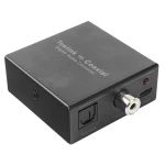 Audio Koaxial zu Toslink SPDiF HDC09 Konverter bidirektional