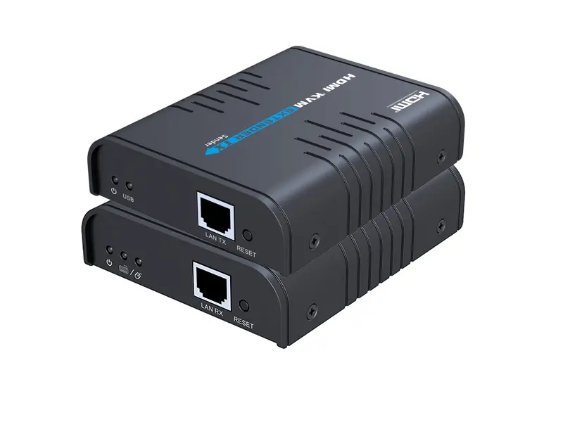 Konwerter sygnału HDMI na IP do 100m + przedłużacz USB KVM zestaw TX + RX